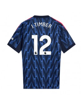 Arsenal Jurrien Timber #12 Auswärtstrikot 2025-26 Kurzarm